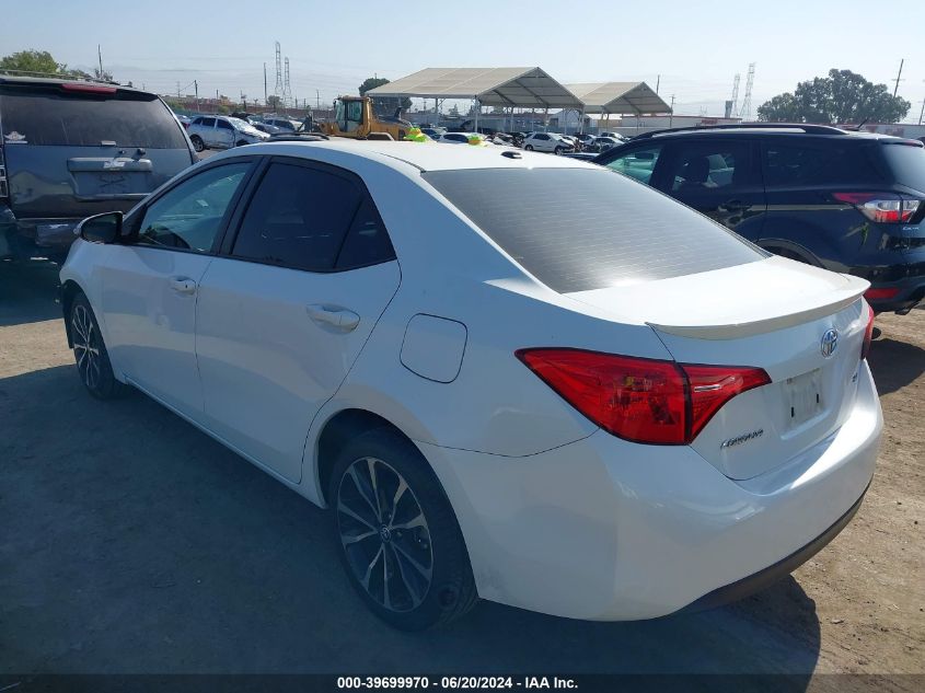 2017 Toyota Corolla Se VIN: 5YFBURHEXHP651879 Lot: 39699970