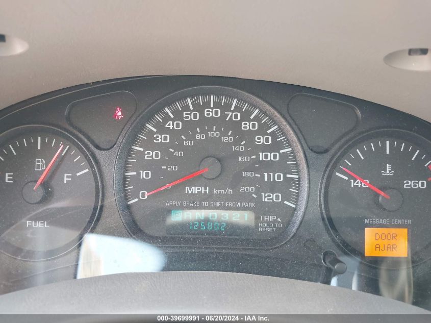 2004 Chevrolet Impala VIN: 2G1WF52E749338563 Lot: 39699991