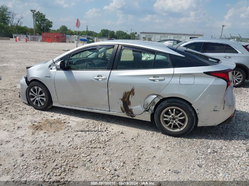 2021 Toyota Prius Xle Awd-E VIN: JTDL9MFU1M3024672 Lot: 39700010