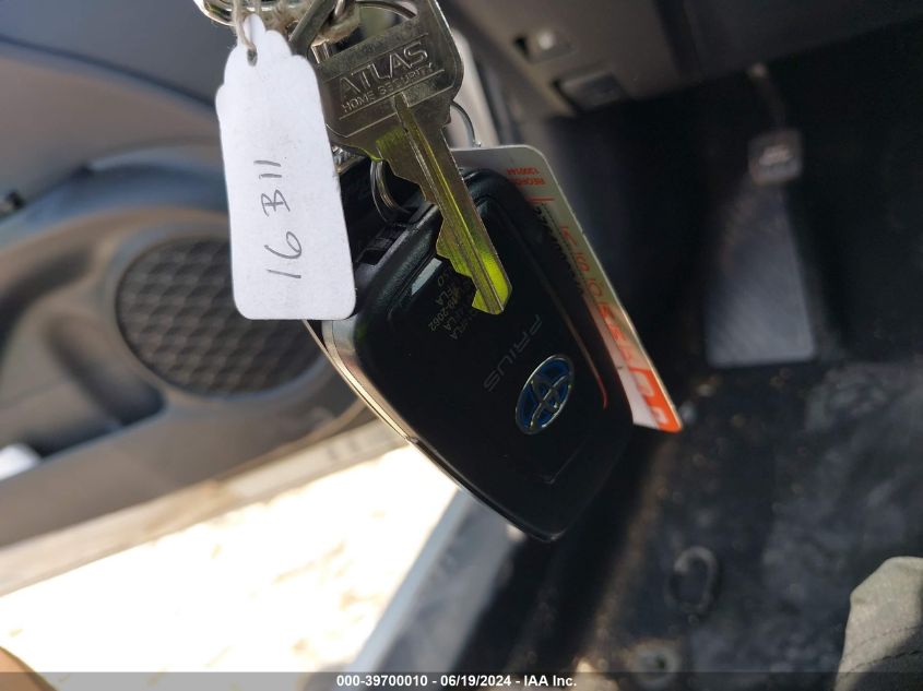 2021 Toyota Prius Xle Awd-E VIN: JTDL9MFU1M3024672 Lot: 39700010