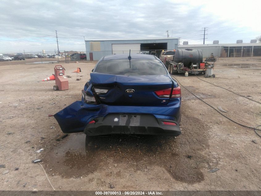 2018 Kia Rio S VIN: 3KPA24AB7JE048836 Lot: 39700013