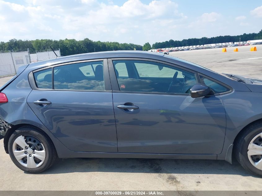 2016 Kia Forte Lx VIN: KNAFK5A8XG5648705 Lot: 39700029