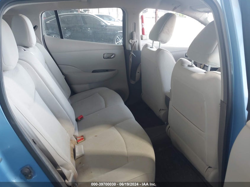2012 Nissan Leaf Sl VIN: JN1AZ0CP1CT022923 Lot: 39700030