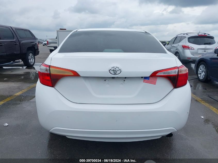 2015 Toyota Corolla Le VIN: 5YFBURHEXFP271261 Lot: 39700034