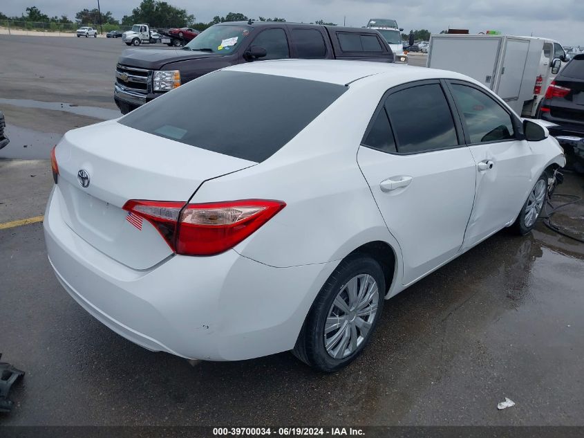 2015 Toyota Corolla Le VIN: 5YFBURHEXFP271261 Lot: 39700034