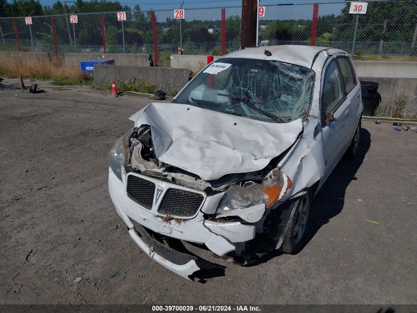 2009 Pontiac G3 VIN: KL2TD66E09B633836 Lot: 39700039