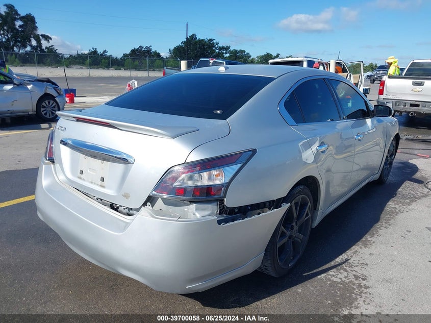 2014 NISSAN MAXIMA S/SV - 1N4AA5AP2EC475574