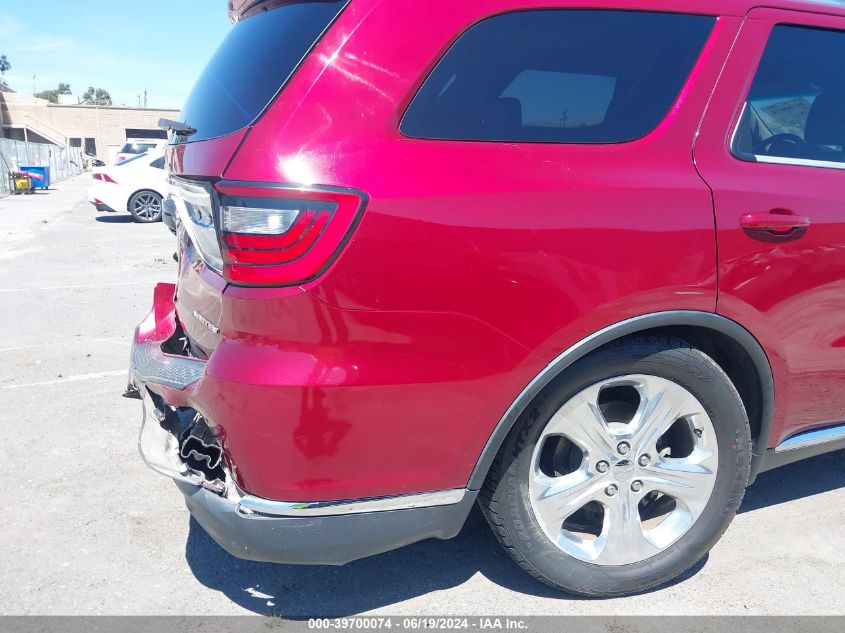 2015 Dodge Durango Limited VIN: 1C4RDHDG7FC937792 Lot: 39700074