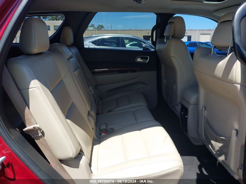 2015 Dodge Durango Limited VIN: 1C4RDHDG7FC937792 Lot: 39700074