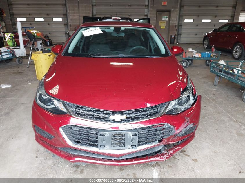 2017 Chevrolet Cruze Lt VIN: 1G1BE5SM6H7250989 Lot: 39700083