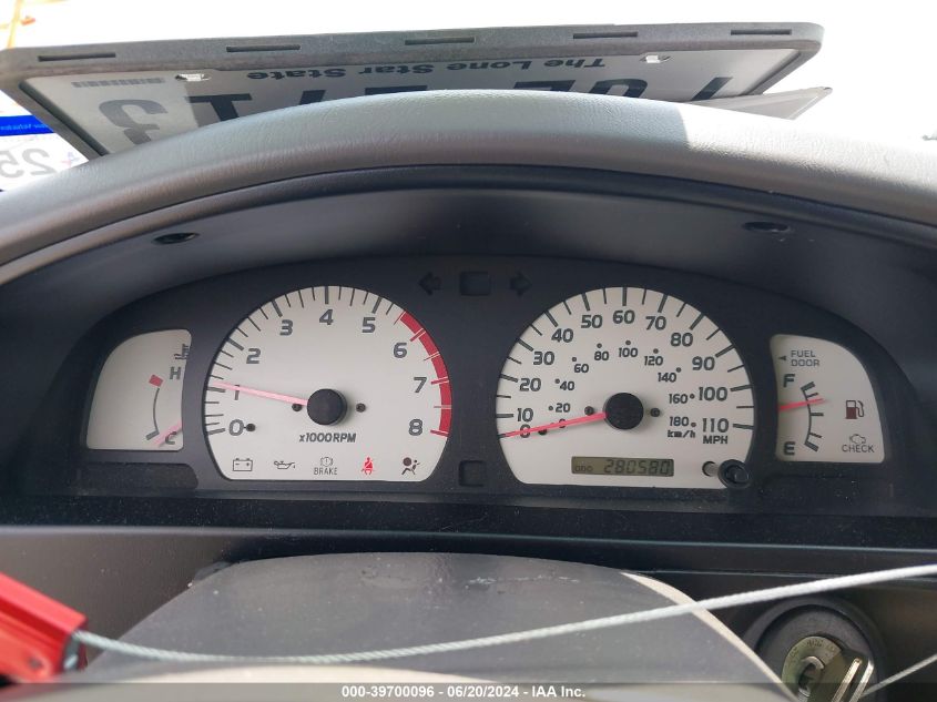 2002 Toyota Tacoma Prerunner V6 VIN: 5TEGN92NX2Z011197 Lot: 39700096