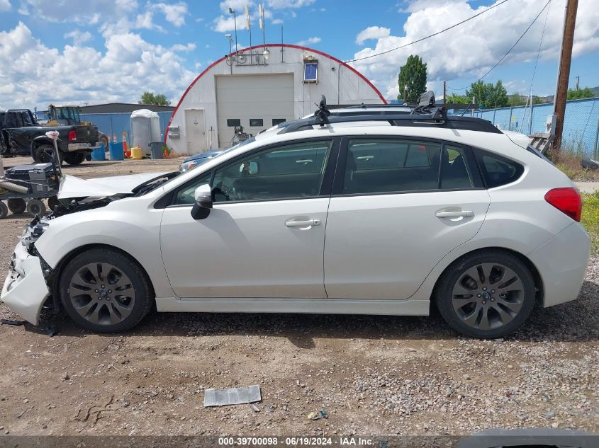 2016 SUBARU IMPREZA 2.0I SPORT PREMIUM - JF1GPAP66G8277196