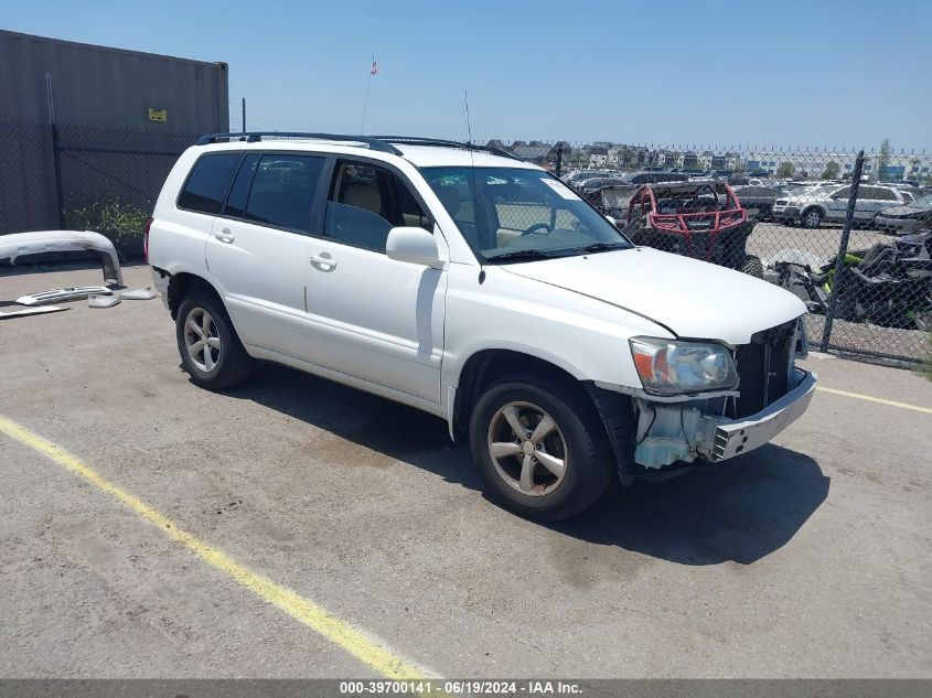 2005 Toyota Highlander VIN: JTEGD21A150107700 Lot: 39700141