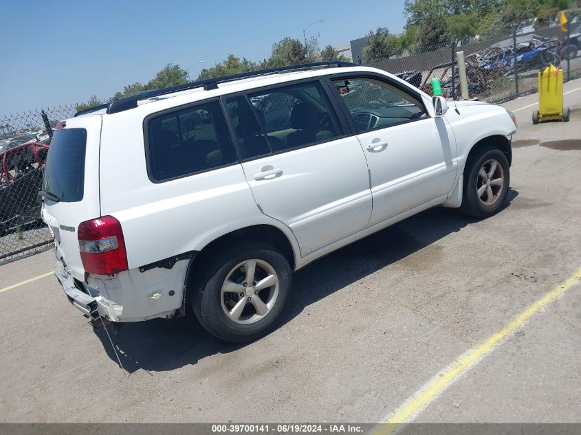 2005 Toyota Highlander VIN: JTEGD21A150107700 Lot: 39700141