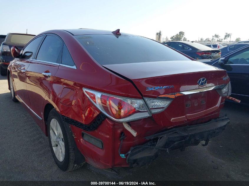 2013 Hyundai Sonata Hybrid Limited VIN: KMHEC4A4XDA101161 Lot: 39700144
