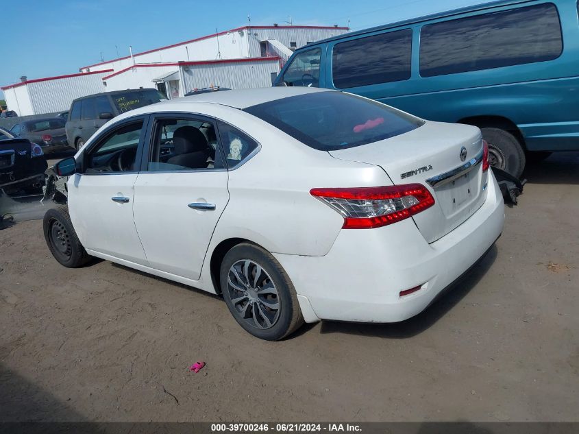 3N1AB7AP0EL650138 | 2014 NISSAN SENTRA