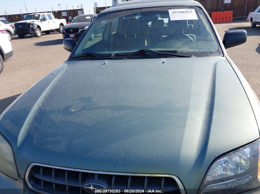 2004 Subaru Legacy Outback Awp VIN: 4S3BH675447634026 Lot: 39700263