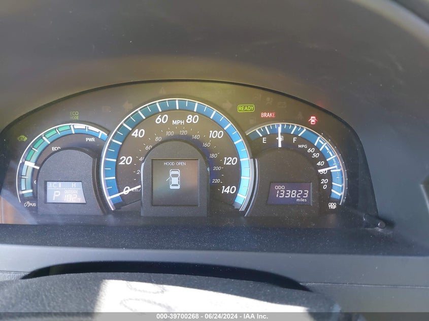 2012 Toyota Camry Hybrid Xle VIN: 4T1BD1FK9CU018727 Lot: 39700268