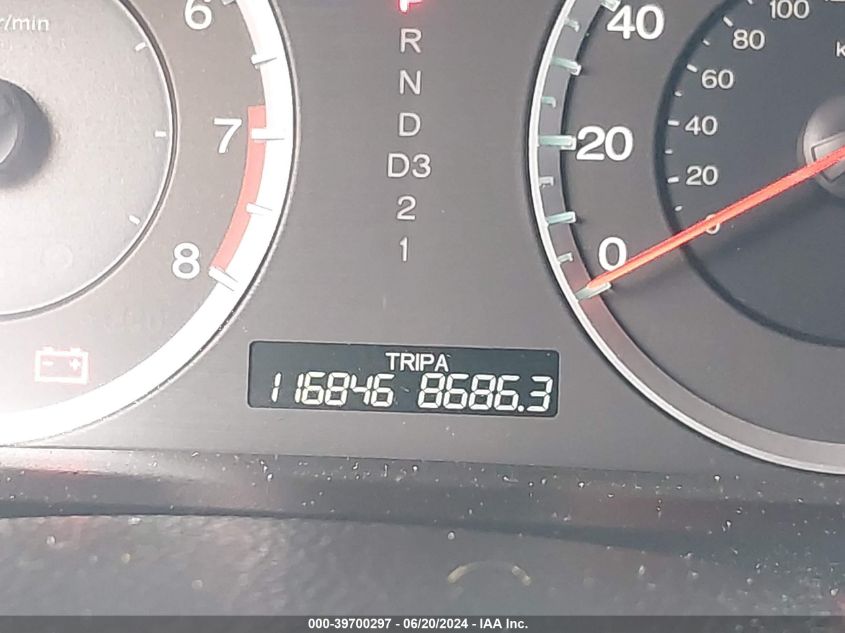 2009 Honda Accord Exl VIN: 1HGCS228X9A011442 Lot: 39700297