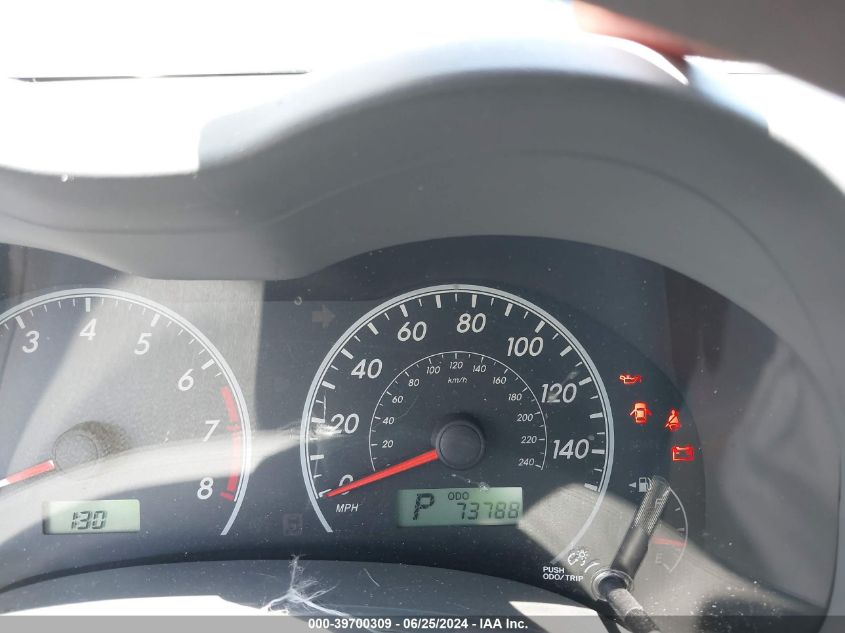 2010 Toyota Corolla Le VIN: JTDBU4EE5AJ056276 Lot: 39700309