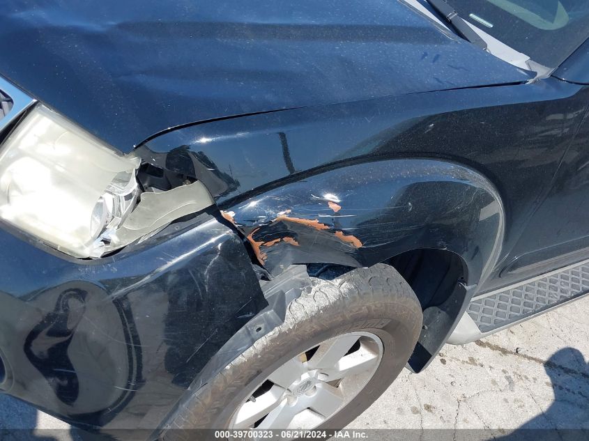 2009 Nissan Pathfinder S/Le/Se VIN: 5N1AR18B29C609782 Lot: 39700323