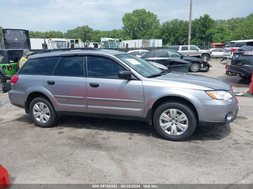 2008 Subaru Outback VIN: 4S4BP60C887366613 Lot: 39700352