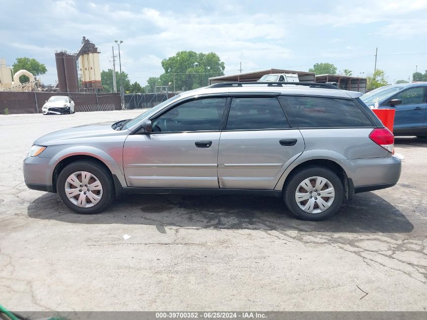 2008 Subaru Outback VIN: 4S4BP60C887366613 Lot: 39700352