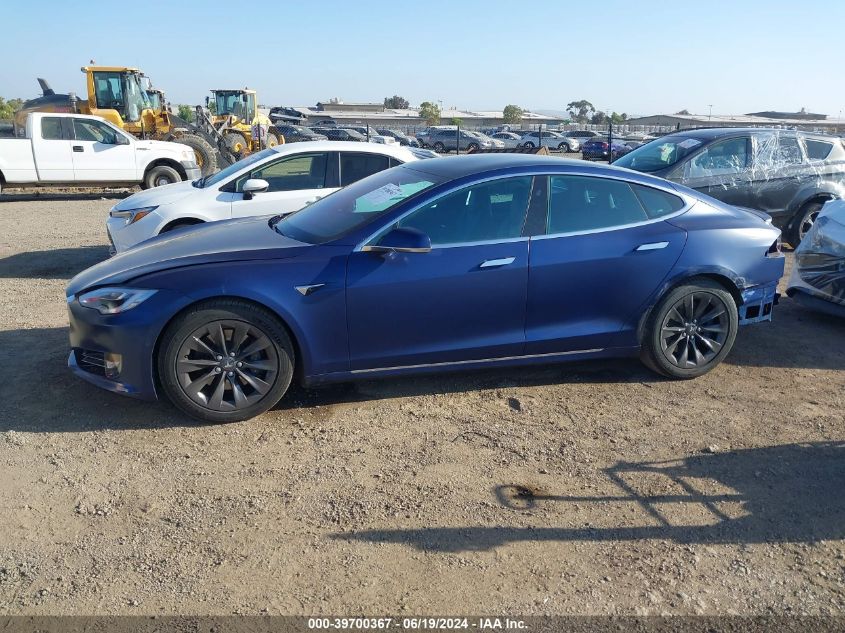 2018 Tesla Model S 100D/75D/P100D VIN: 5YJSA1E21JF276700 Lot: 39700367