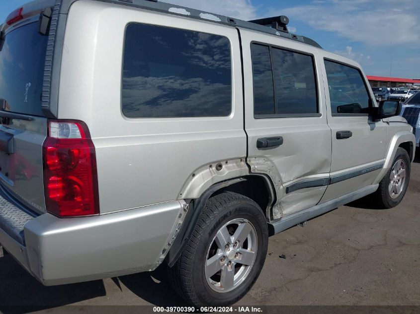 2006 Jeep Commander VIN: 1J8HH48K96C335072 Lot: 39700390