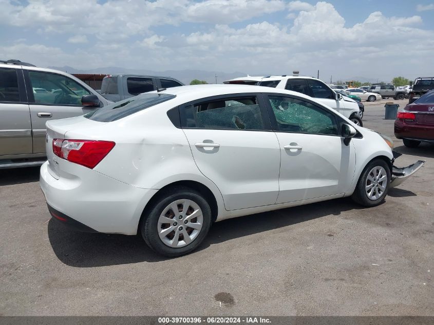 2013 Kia Rio Ex VIN: KNADN4A32D6281950 Lot: 39700396