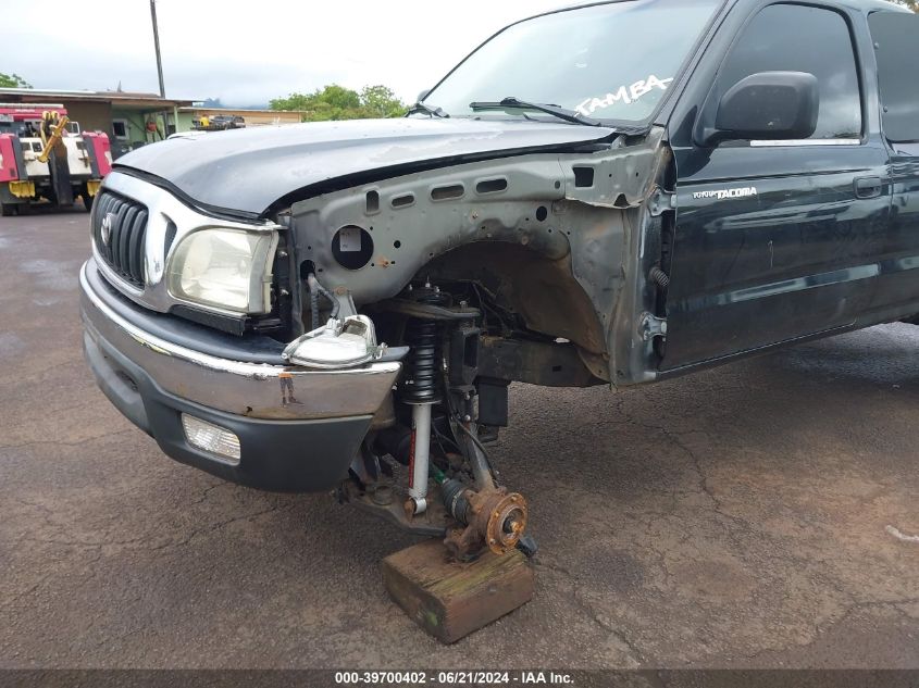 2004 Toyota Tacoma Base V6 VIN: 5TEWN72N74Z345061 Lot: 39700402