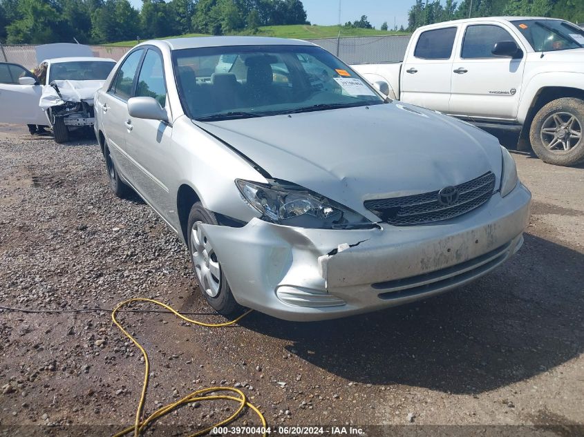 2004 Toyota Camry Le VIN: 4T1BE32K34U837510 Lot: 39700404