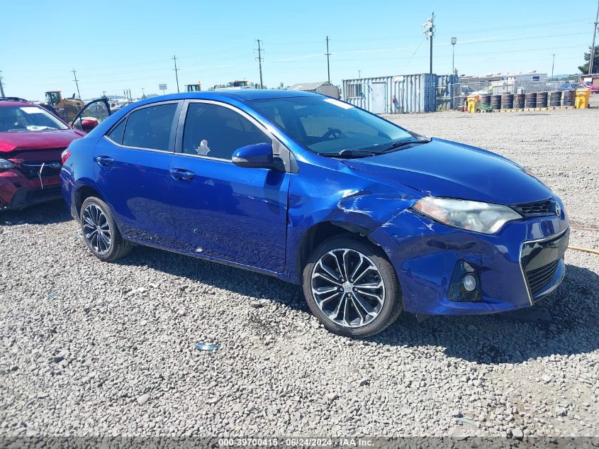 2015 TOYOTA COROLLA S PLUS - 5YFBURHEXFP340112