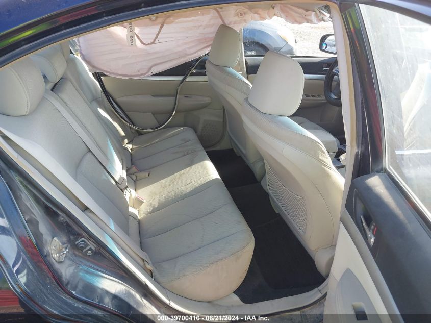 2012 Subaru Legacy 2.5I Premium VIN: 4S3BMBC66C3040272 Lot: 39700416