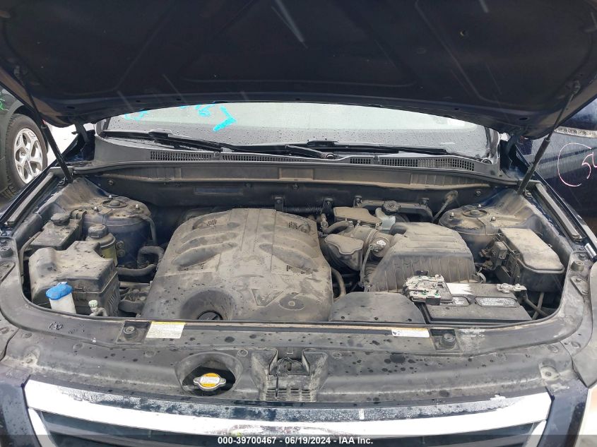 2012 Hyundai Veracruz Limited VIN: KM8NU4CC3CU182311 Lot: 39700467