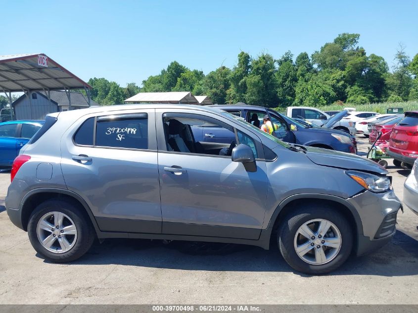 2020 Chevrolet Trax Ls VIN: 3GNCJKSB9LL134296 Lot: 39700498