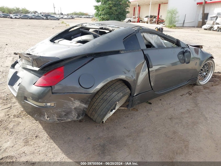 2004 Nissan 350Z Coupe VIN: JN1AZ34E54T051356 Lot: 39700504