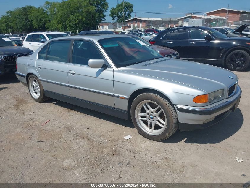 1999 BMW 740Il VIN: WBAGH833XXDP01074 Lot: 39700507