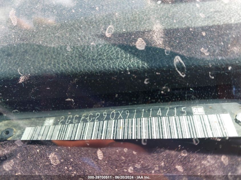 2009 Chevrolet Silverado 1500 C1500 Lt VIN: 2GCEC290X91114715 Lot: 39700511