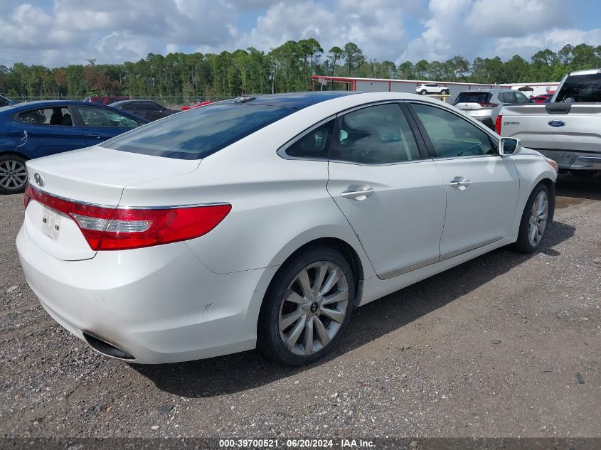 2013 Hyundai Azera VIN: KMHFH4JG8DA198859 Lot: 39700521