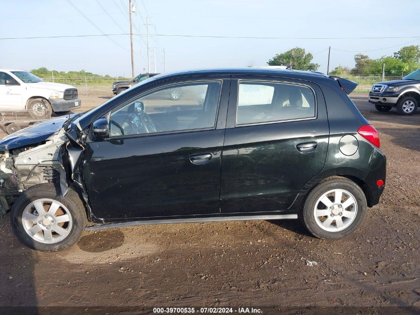 2015 Mitsubishi Mirage Es/Rf VIN: ML32A4HJXFH000434 Lot: 39700535