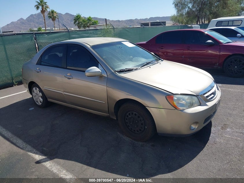 2004 Kia Spectra Ex/Lx VIN: KNAFE121845026651 Lot: 39700547