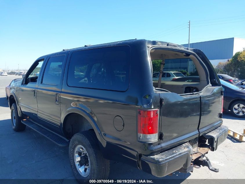 2004 Ford Excursion Limited VIN: 1FMSU43PX4EA22248 Lot: 39700549