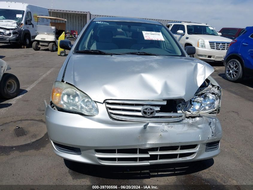 2003 Toyota Corolla Ce/Le/S VIN: 1NXBR32E33Z162660 Lot: 39700556