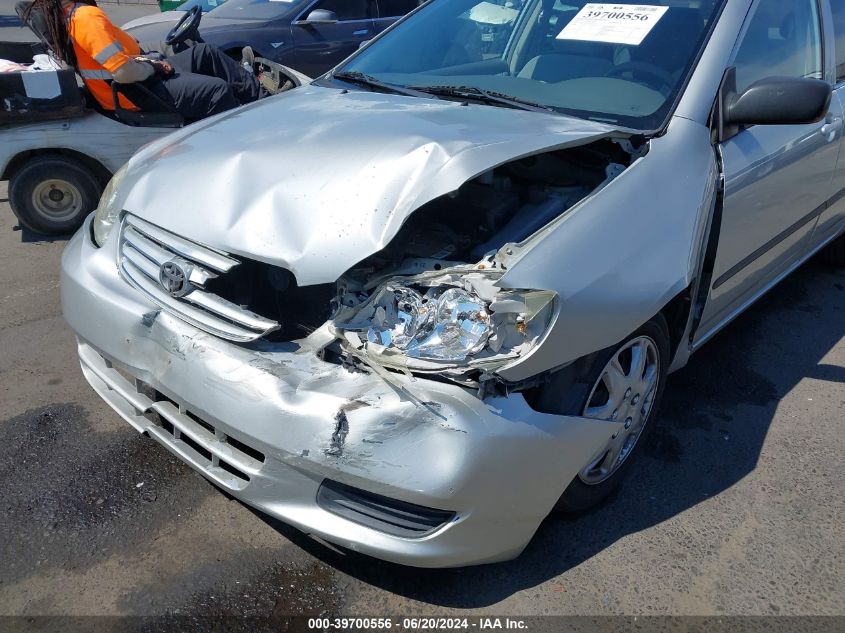 2003 Toyota Corolla Ce/Le/S VIN: 1NXBR32E33Z162660 Lot: 39700556