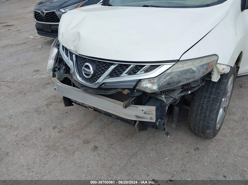 2012 Nissan Murano Le VIN: JN8AZ1MW5CW236051 Lot: 39700561