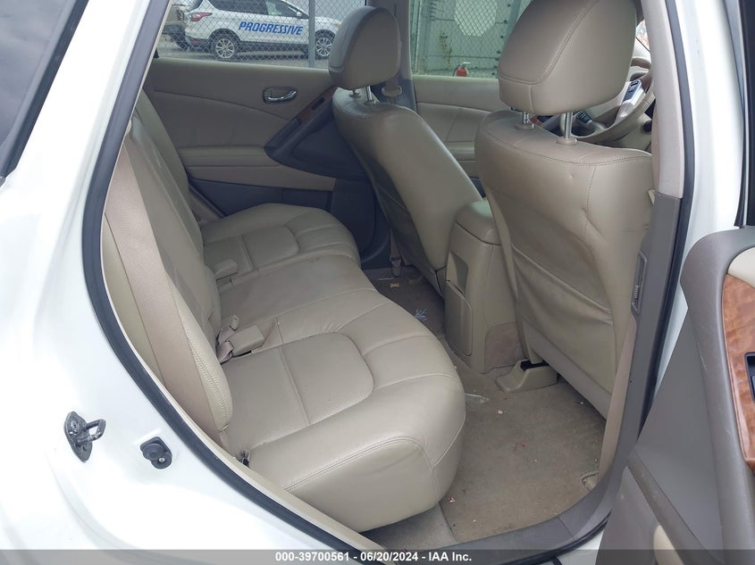 2012 Nissan Murano Le VIN: JN8AZ1MW5CW236051 Lot: 39700561