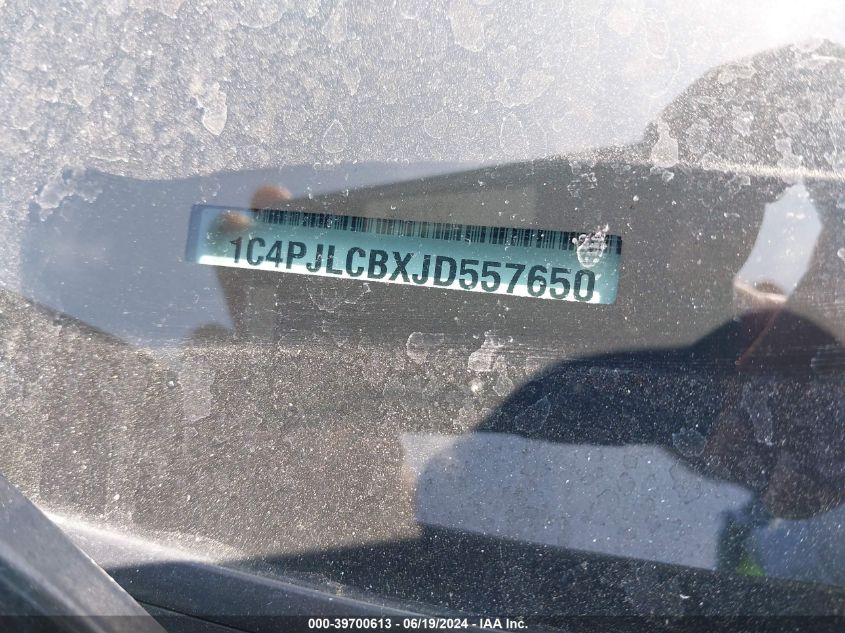 2018 Jeep Cherokee Latitude VIN: 1C4PJLCBXJD557650 Lot: 39700613