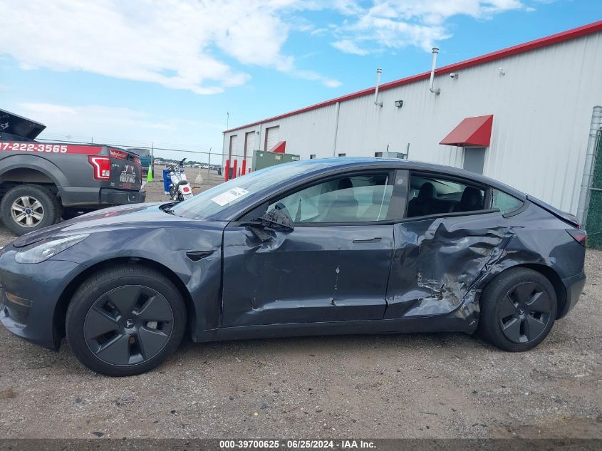 5YJ3E1EA7PF657654 2023 Tesla Model 3 Rear-Wheel Drive