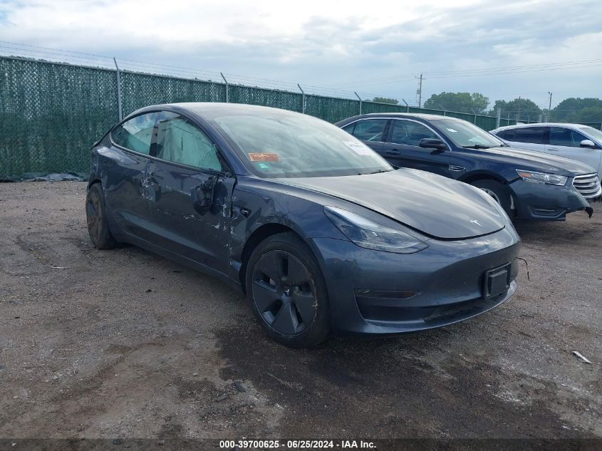 VIN 5YJ3E1EA7PF657654 2023 Tesla Model 3, Rear-Whee... no.1